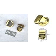 Bag Lock / Slide Type Bag Lock Col - Bronze #YB340CF