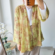 Emikoawa Outer Wanita LIme - Outerwear Cardigan Premium Atasan Kekinian