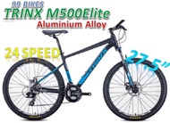 จักรยานเสือภูเขา เฟรมอะลูมินั่มอัลลอยซ่อนสาย TRINX M500E 2022 ล้อ27.5" 24Speed Size16" ดิสเบรค โช๊คล๊อคได้