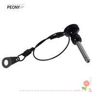 PEONYSG with Button Handle, Diameter 6mm Stainless Steel Ball Locking Pins, Easy to Carry with 21cm 