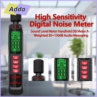 ADDO.PH Noise Meter, 30-130dB Windproof Sound Level Meter, Professional Digital Display 125Hz-8KHz A