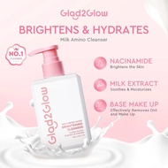 Glad2Glow Milk Amino Acid Gentle Cleanser Face Wash (80ml) [G2G]