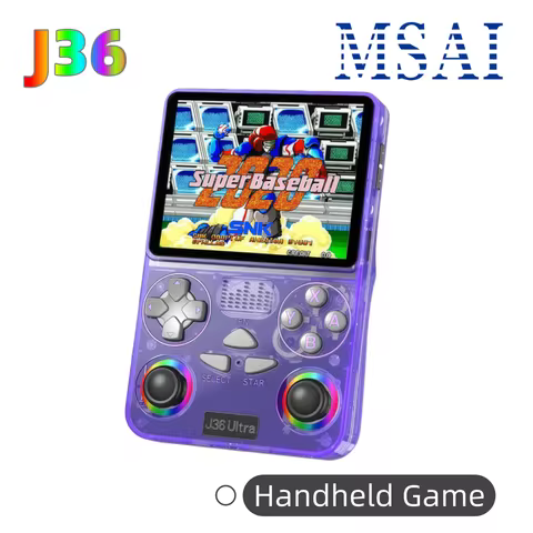 J36 Ultra All-in-One Handheld Game Console 20000+ Games 20 Emulators 3000mAh RGB Joystick Multiplaye