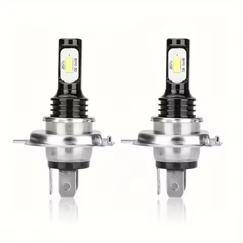 TCYATO 2PCS H4 9003 H7 T7 LED Headlight Bulb Kit High and Low Beam 160W 40000LM Super White 6000K
