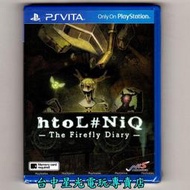 缺貨【PSV原版片】☆ 螢火蟲日記 htoL#NiQ ☆亞版全新品【日文語音 英文字幕】台中星光電玩