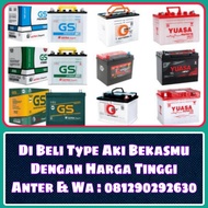 Di beli Aki Bekas, Mulai dari Aki Mobil, Motor Industri dll