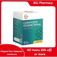 [Buy 3, Get 1 free]GKB Cordyceps Cicadae 350mg (60'S) Cicada Flower Supplement Treatment for Glaucom