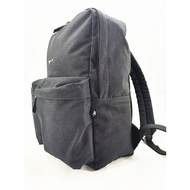 AGNES B. off black nylon backpack