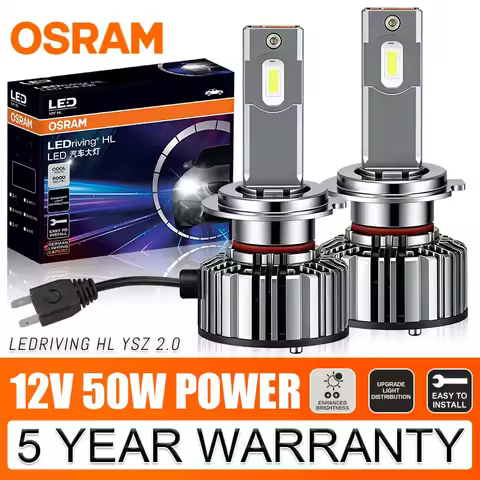 OSRAM 50W High Power H4 H7 Led Headlight Bulb Car Lamp H8 H11 9005 9006 HB3 HB4 HIR2 Fog Light Turbo