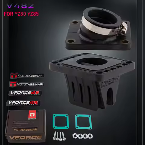 For YAMAHA YZ 85 YZ 80 1993-2020 RX KING Box Motorcycle Carbon Fiber VForce 4 Reed Valve With Intake