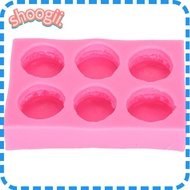 SHOOGEL Mould,  Silicone Silicone Mould, Baking Mould Reusable 6-Cavity  Baking Mould Cake Decoratio