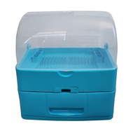 ที่คว่ำจานพลาสติกพร้อมฝา 44.5x38x48 ซม. No.6880-1