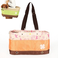 (Lemi Pet House) Pet Dog Cat Puppy Carrier Canvas Four Leaf Clover Shoulder bag