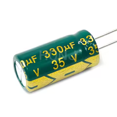 10PCS 35V330uf Aluminum Electrolytic Capacitor 330uf35v 35v 330uf 35V 330mf 35vdc 330MFD 35v330mf 33