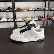 Chanel24p大徽標logo白色熊貓板鞋 37碼 97新