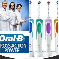 【Ready Stock SG】Oral B Cross Action Anti-Bacterial toothbrush Electric Vitality Brush