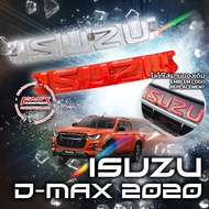 ISUZU 2020-2022 LOGO Replace The Original (LOGO Dmax D-Max Auto Accessories Red Chrome Titanium Red)