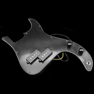 Black P Bass Prewired Loaded Pickguard for Precision Bass Guitar 3 Ply PB Bass Accessories