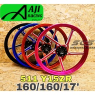 Y16 Sport Rim Y15ZR AJI RACING FG511 1.60/1.60/17' FORGED SPORT RIM FG 511 Y15 Ysuku Yamaha Y16ZR RC