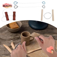 BEAUTY Ceramic Steel Wire Drawing, Pottery Tools Pottery DIY Mud Cutting Line, Multifunctional Handm