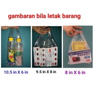 100 helai Plastik transparent / plastic transparent / plastik lutsinar