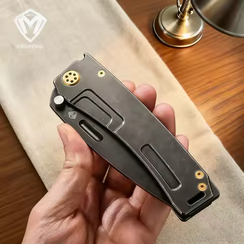 Medford--Type Heavy-duty Folding Knife, Portable Camping and Adventure Emergency Outdoor Knife, Shar