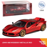 CM MODELS 1/64 LBWK 488 WIDEBODY METALLIC RED