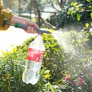 Handheld high pressure water spray pump, Garden water spray nozzle with bottle mounted pressure pump