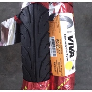 VIVA TYRE TUBELESS 60/80x17 / 70/80x17