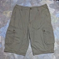 Celana Pendek Shortpants Cargo Guess Abu-abu Original Second Preloved