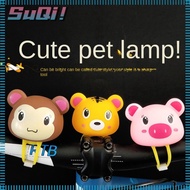 SUQI Animal Decoration Light, PVC Bike Decoration Bike Bells,  Cartoon Animals Duck Light