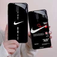 YA-30 Nike AIR HD Softcase Glossy Glass for OPPO A5 A9 F11 A9X Reno 2F 2Z Pro