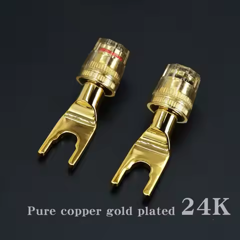 Y to Banana Female Y-Type Connector Deadbolt Flex Adapter Plug to 4mm Jack Center Surround Wire for 