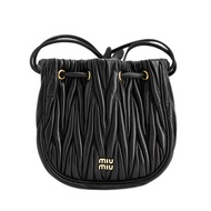 【二手】Miu MIU MIU手提包 5ND022 納帕皮黑色