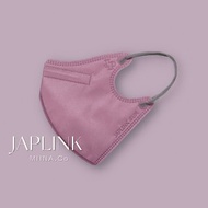【標準】JAPLINK HEPA 高科技水駐極 立體醫療口罩-紫藤