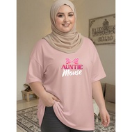 2Y969 [AIYOU] XL-5XL T shirt Women Plus Size Tshirt Woman Plus Size Murah Couple T Shirt Korean Styl