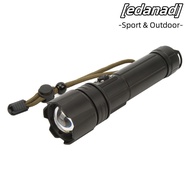 EDANAD USB Flashlight, IPX4 Waterproof 1200LM LED Flashlight, Durable 5 Modes 30W Rechargeable Flash