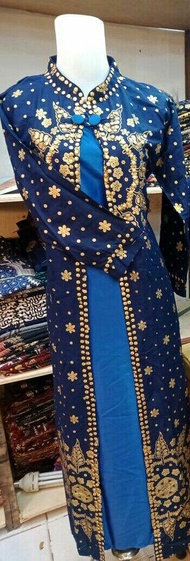 gamis songket palembang