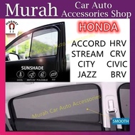 Honda Car Magnetic Fit Sunshade City Civic Jazz CRV HRV BRV Accord Stream