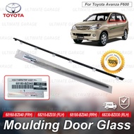 ORIGINAL TOYOTA AVANZA F600 GLASS DOOR MOULDING 2003-2011 SEAL RUBBER OUTER STRIP WINDOW GETAH LUAR 