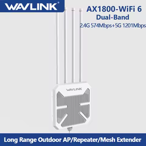 WAVLINK AX1800/3000 WiFi 6 Dual Band WIFI Long Range Outdoor Wireless AP with PoE &IP67 Waterproof 2