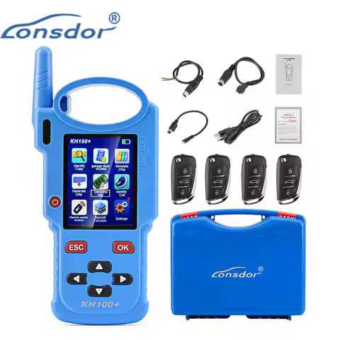 Lonsdor KH100+ Hand-Held Remote Key Programmer with 4 Smart Keys