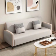 【In stock】Sofa Nordic Fabric Living Room Simple Modern Rental Apartment 1/2/3-Seater Sofa In 9 Colours 096Q LWIV