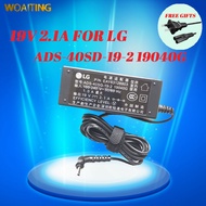 ADS-40SD-19-2 19040G SWITCHING Adapter 19V 2.1A For LG 27MP35 27UD68 27ul550 32ML600M M2452D 27UL500