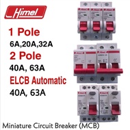 Himel MCB 6A /20A /32A, Automatic and Isolator
