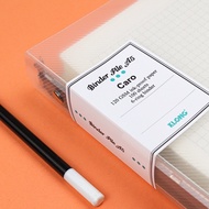 KLONG A5 Notebook with Checkered Refill, Dotgrid, Horizontal Lines - File Binder A5 6 pin MS 993 994