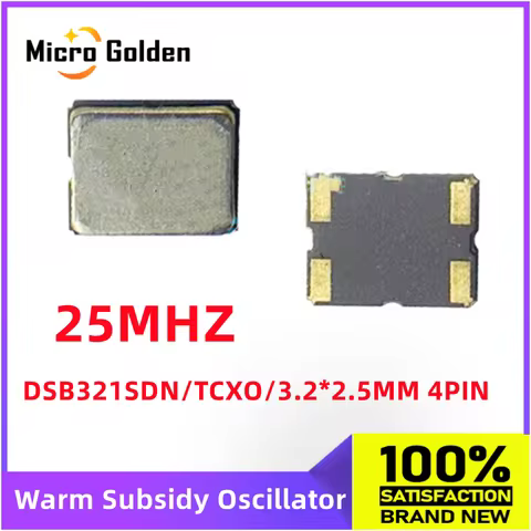(5pcs) DSB321SDN 25M 25MHZ 25.000MHZ TCXO 3225 Temperature Compensation Crystal Oscillator High Prec