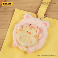 52TOYS LuLu the Piggy Generic - Hugging MiMi Plush Pouch/ Sky Blue /Pink Balloon ver Plush Keychain/