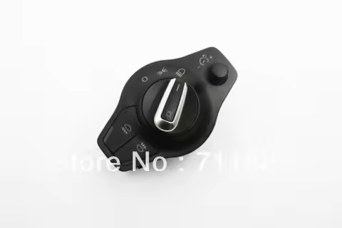 One Piece - Chrome Euro Headlight Switch For Audi Q5 A5 A4 B8