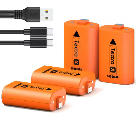 4PCS 1400mAh Li-ion Batteries for Xbox series X,Xbox One,Xbox One S,Xbox One X,Xbox One Elite Wirele